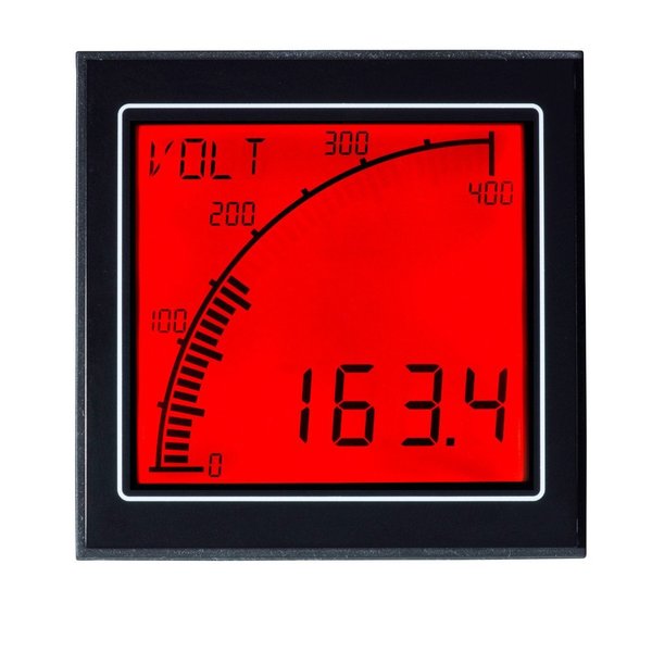 Analog Panel Meter, AC, 68mm x 68mm, Screw