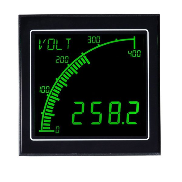 Analog Panel Meter, AC, 68mm x 68mm, Screw