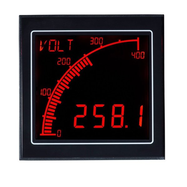 Analog Panel Meter, AC, 68mm x 68mm, Screw