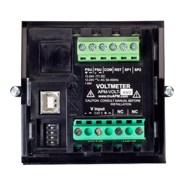 Analog Panel Meter, AC, 68mm x 68mm, Screw