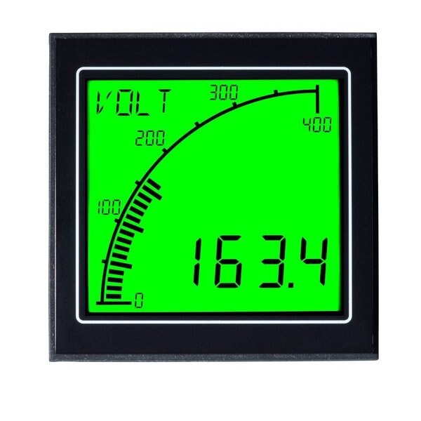 Analog Panel Meter, AC, 68mm x 68mm, Screw
