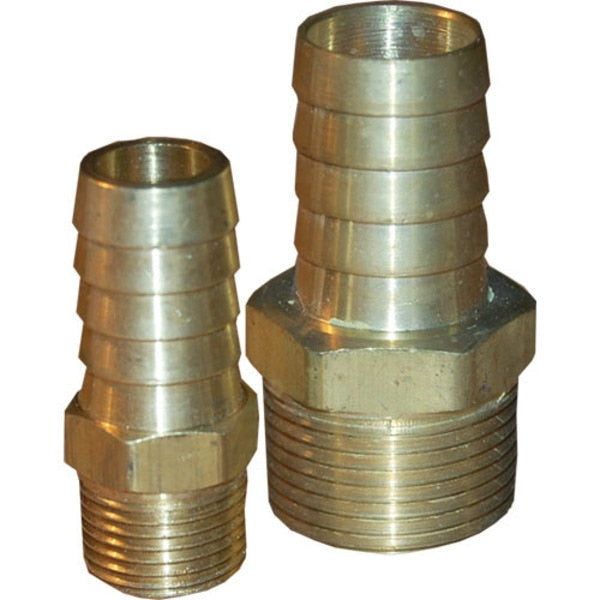 Nipple, 1/2 Barbx3/8M