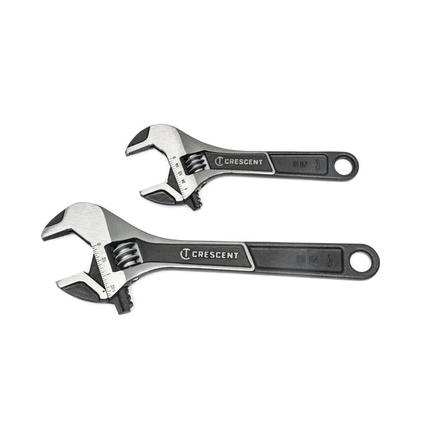 Wide Jaw Adjustable Wrench Set 6