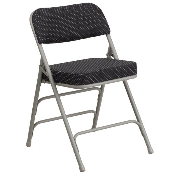 Black Fabric Folding Chair