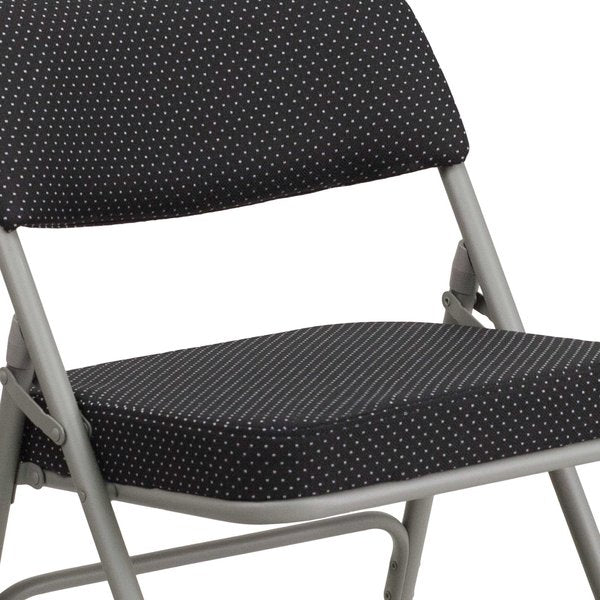Black Fabric Folding Chair