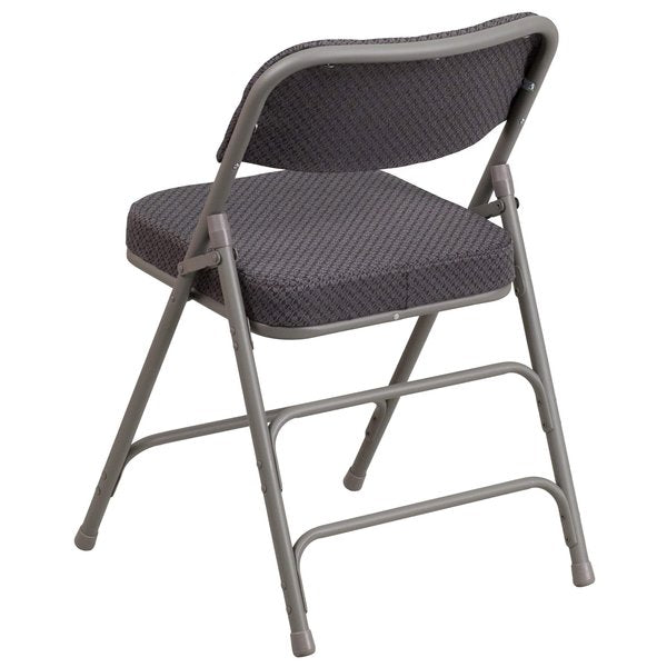 Gray Fabric Folding Chair
