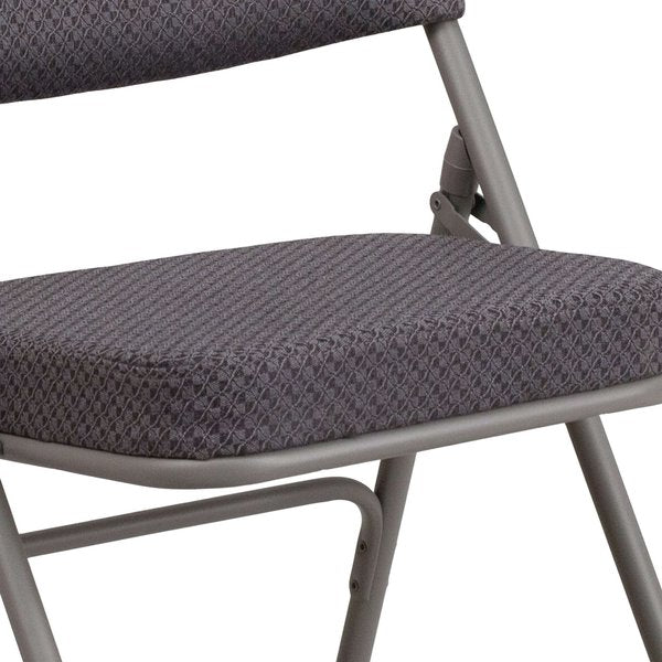 Gray Fabric Folding Chair