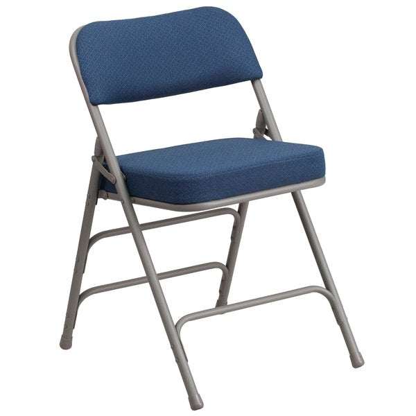 Navy Fabric Folding Chair