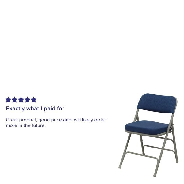 Navy Fabric Folding Chair