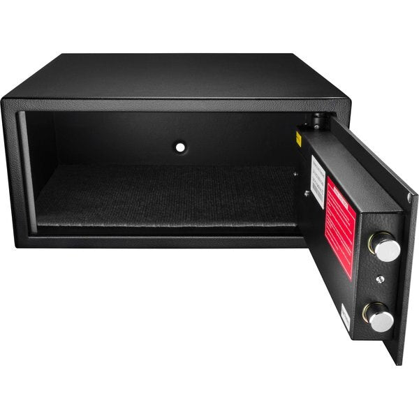 Security Safe, 0.94 cu ft, 25 lb, Biometric Lock