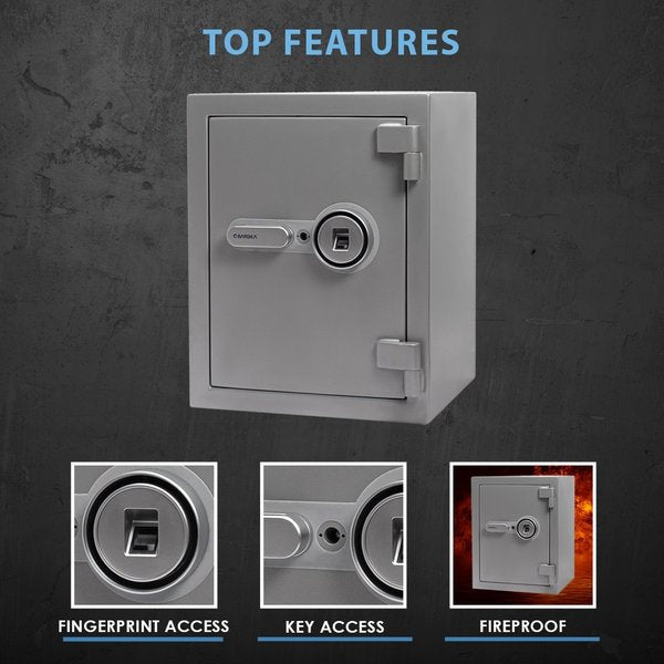 Biometric Fireproof Safe, 1.64 cu ft.