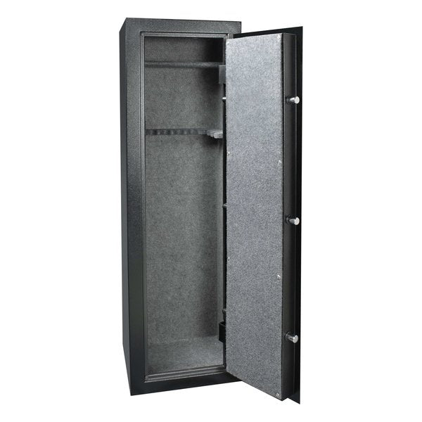 Rifle & Gun Safe, Biometric Lock, 107.8 lbs, 5.51 cu ft, 10 Guns