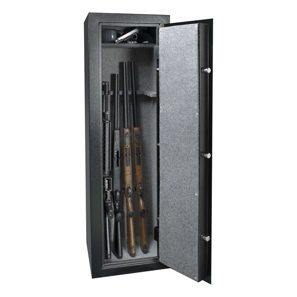 Rifle & Gun Safe, Biometric Lock, 107.8 lbs, 5.51 cu ft, 10 Guns