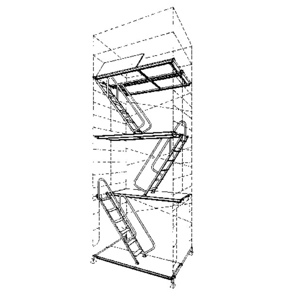 Walkboard - Aluminum Plywood - Hinged - A - 28