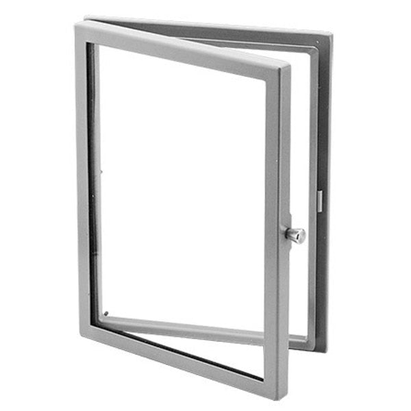 Type 12 Hinged Window Kit, 20.00x16.00x1.49, Gray, Steel