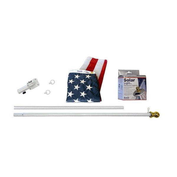The Mansion Set, 6ft. Pole w/U.S. Flag