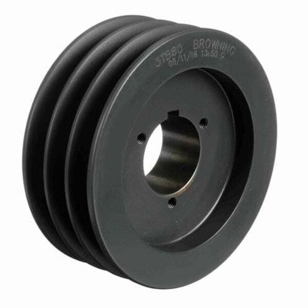 Pulley, V-Belt, ST, B, CI, 3 Gr, 5.8x6.3