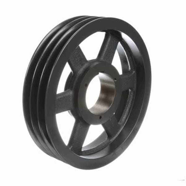 Pulley, V-Belt, ST, CI, 3 Gr, 14.4x14.4