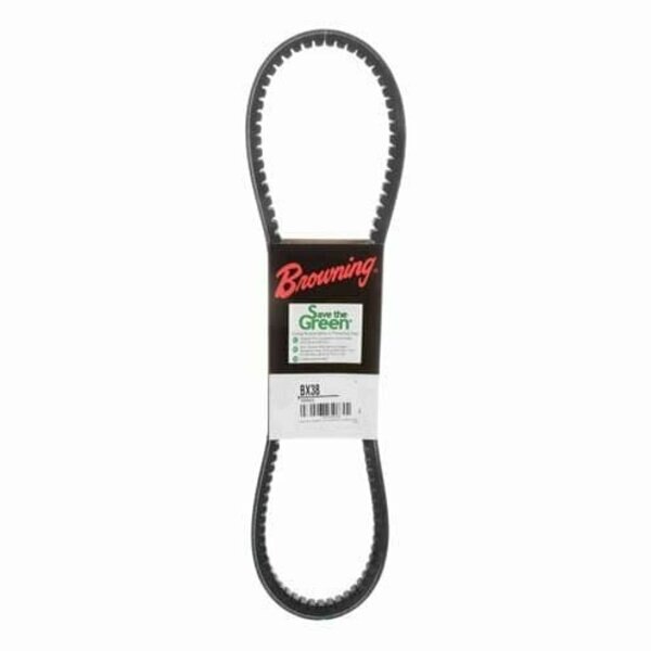 BX38 Cogged V-Belt, 1 Ribs