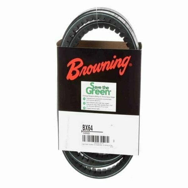 BX64 Cogged V-Belt, 1 Ribs