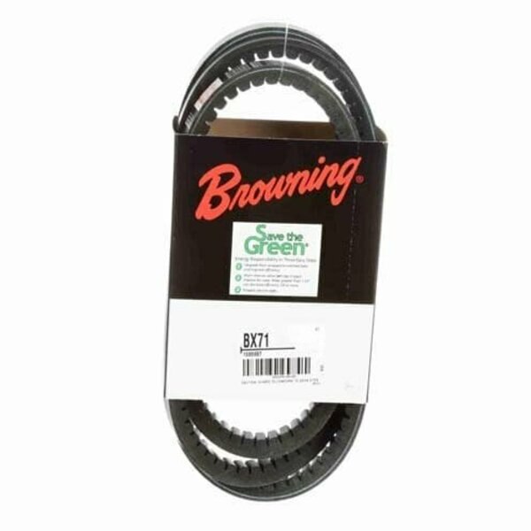 BX71 Cogged V-Belt, 1 Ribs
