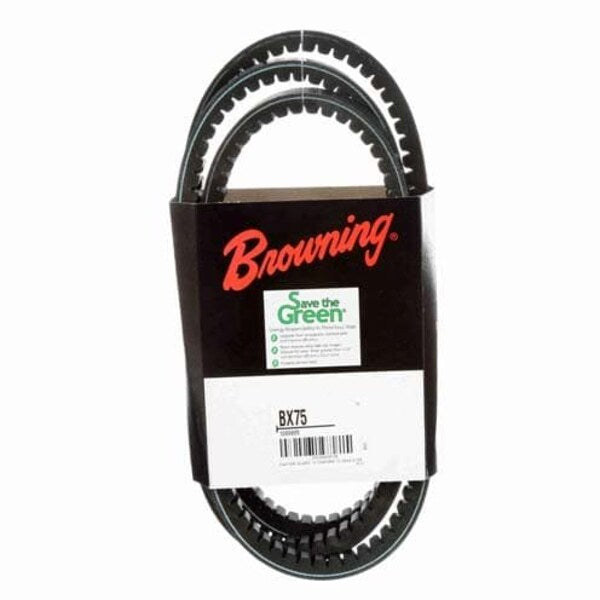 BX75 Cogged V-Belt, 1 Ribs