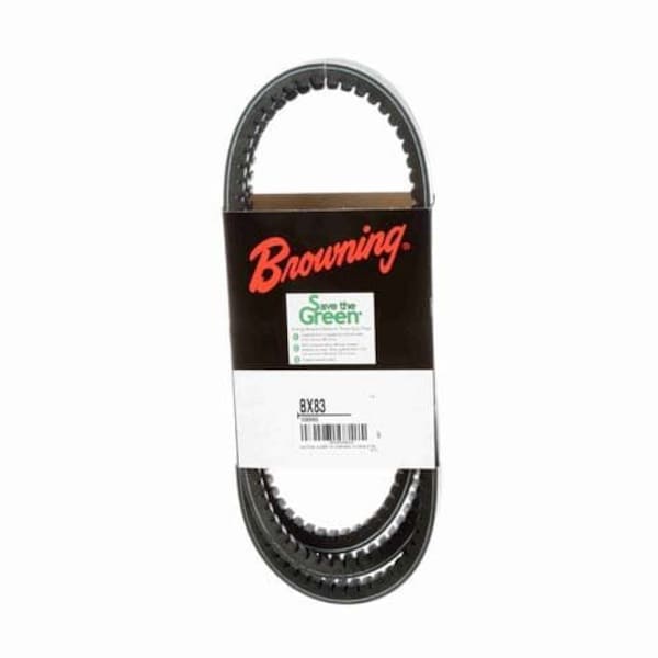 BX83 Cogged V-Belt, 1 Ribs