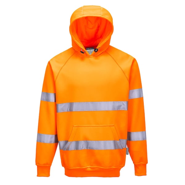 Hi-Vis Hooded Sweatshirt, XL