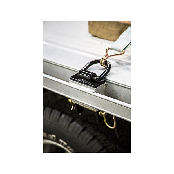 D-Ring, Black Powder Coated, 1/2