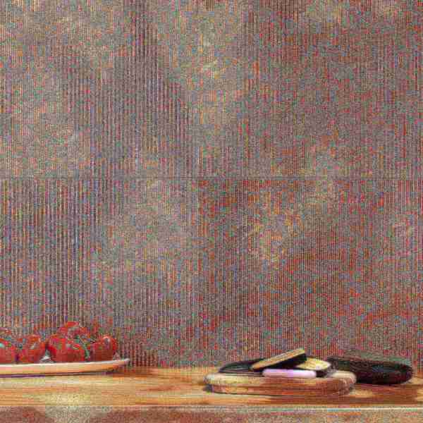 Fasade 18in x 24in Rib Copper Fantasy Backsplash Panel 5pk