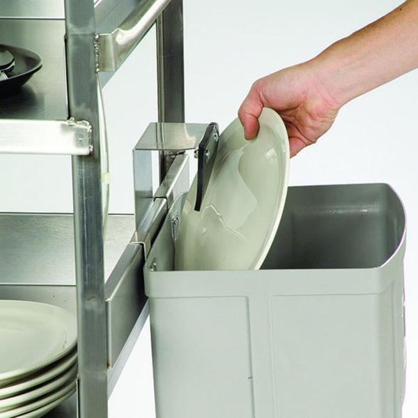 Glass Rack/Dish Sorting Cart; 2 Flat, 2 Angled 28