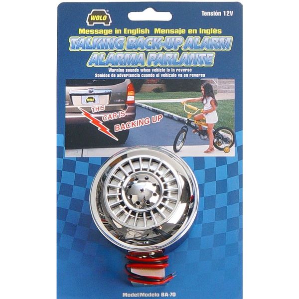 Talking Back-Up Alarm, English