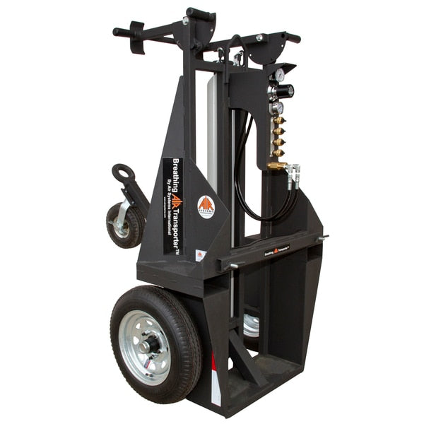 Breathing Air Transporter Cart, Black