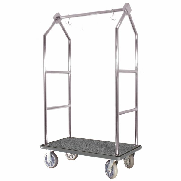 Contemporary Bellmans Cart, SS Finish