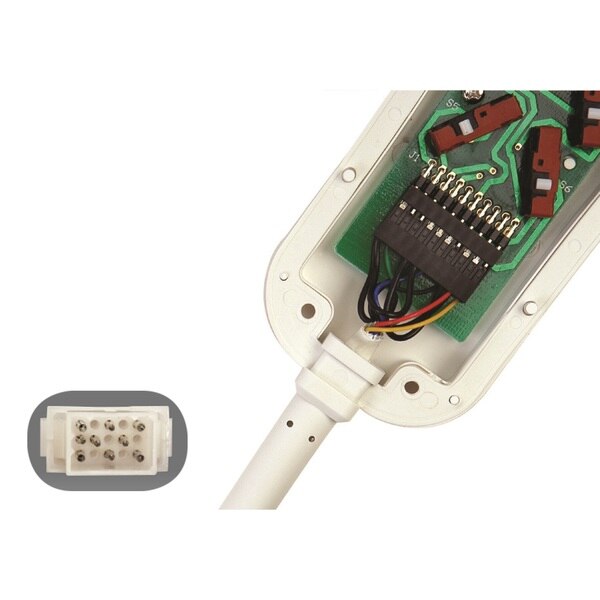 HD2 Bed Control Cable Assmbly, 8 ft., C