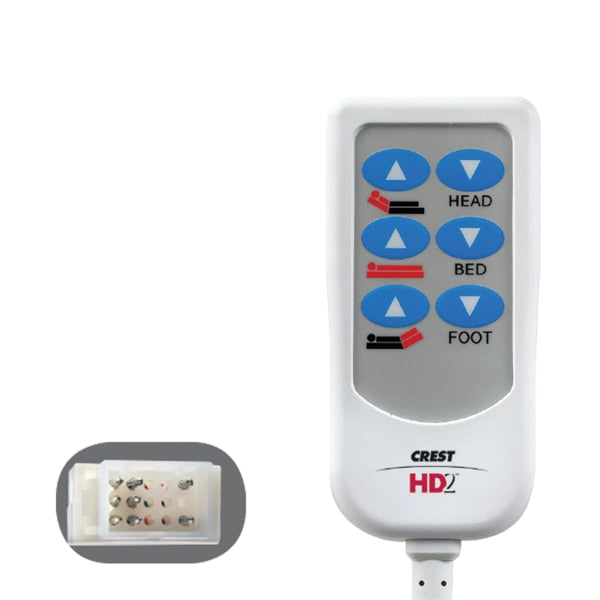 HD2 Bed Control, 8 ft., Cord, Carrom