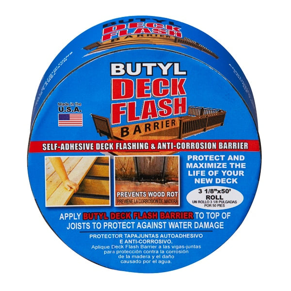 Butyl Deck Flash Barrier, 3-1/8