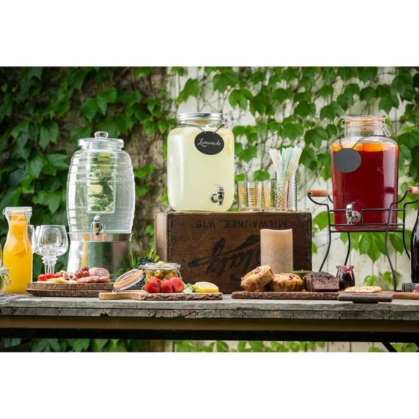 Mason Jar Glass Bev Dspnsr