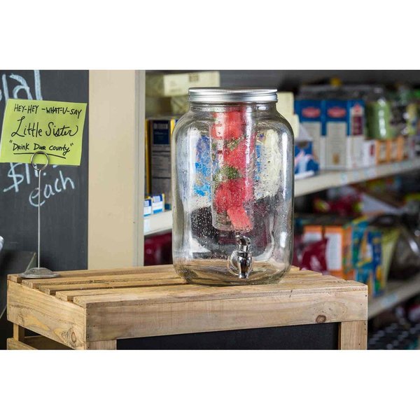Mason Jar Glass Bev Dspnsr