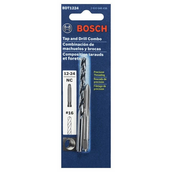 Plug Tap, 16 Drill Bit Combo Set, PK3