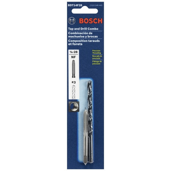 Plug Tap, 3 Drill Bit Combo Set, PK3