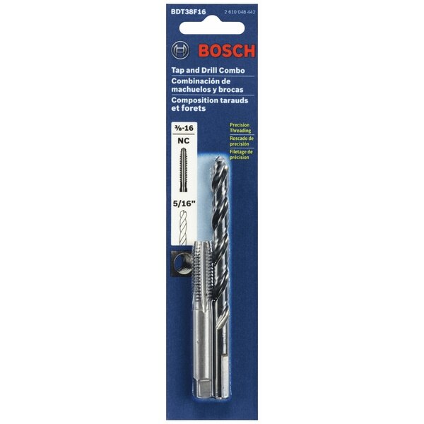 Plug Tap, 5/16in Drill Bit Combo Se, PK3