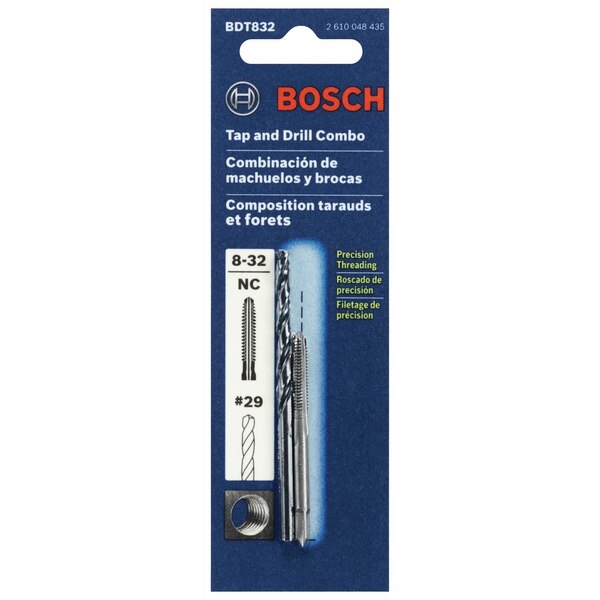 Tap, No. 29 Drill Bit Combo 8-32