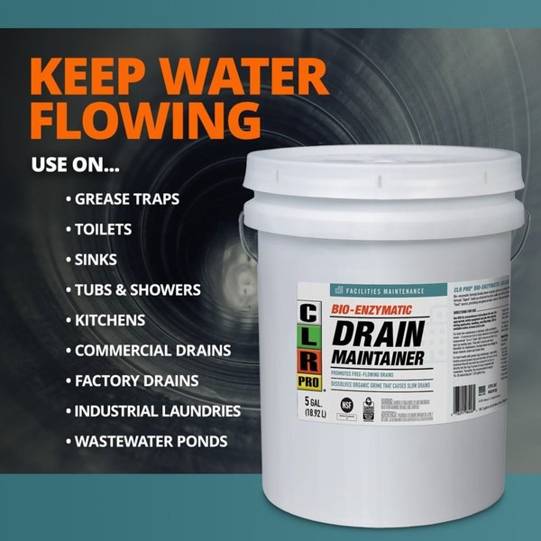 Drain Maintainer, Bucket, 5 gal, Liq