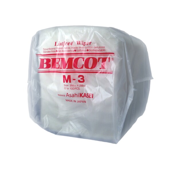Bemcot, Non-Woven Rayon Wipes, Qua, PK30, Rayon, 30 Wipes