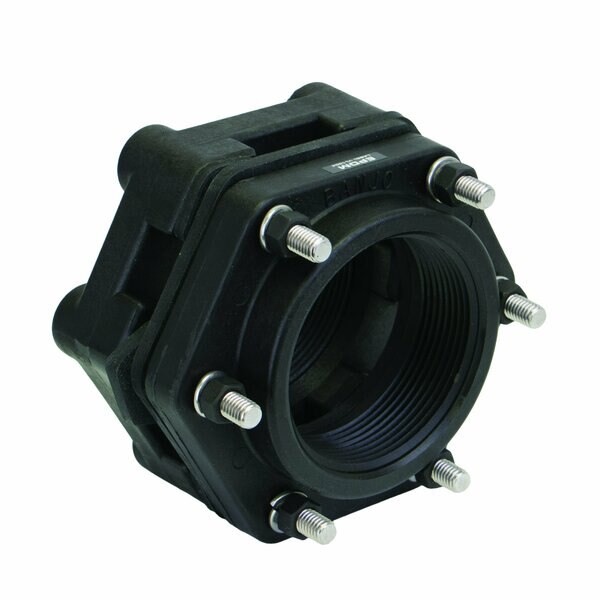 Bulkhead Tank Fitting, EPDM, 5 1/2