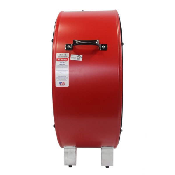 Barrel Fan, Air Mover, Air Circulator 30 in. Non-Oscillating, 120 V, 3,850 / 5,500 CFM