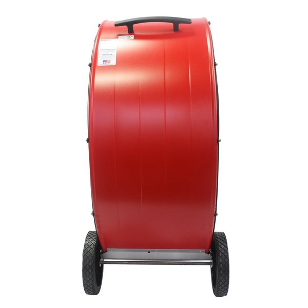 Barrel Fan, Air Mover, Air Circulator 36 in. Non-Oscillating, 120 V, 7,300 / 10,200 CFM