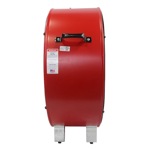 Barrel Fan, Air Mover, Air Circulator 36 in. Non-Oscillating, 120 V, 6,300 / 9,000 CFM
