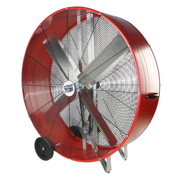 Barrel Fan, Air Mover, Air Circulator 48 in. Non-Oscillating, 120 V, 10,100 / 18,000